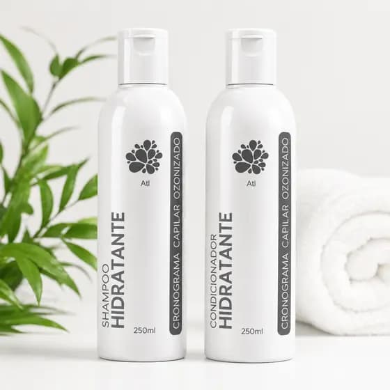 Kit Ozonizado Capilar Nutri-Enrich ( Shampoo 250ml + Condicionador 250ml) Atlântica Natural