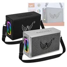 Caixa de Som Bluetooth 120W Premium LED RGB com Alça de Transporte Altomex AL-8303