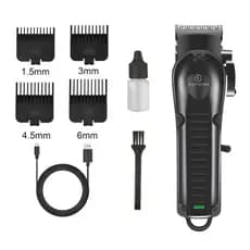 Máquina Cortar Cabelo e Barba Profissional Bivolt Kapbom KM-3691