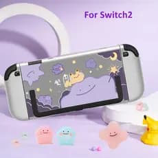 Capa Protetora Para Nintendo Switch 2 De base De Carregamento NS2 Tampas De Aperto De Polegar