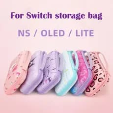 Estojo De Armazenamento Para Transporte , Slot Cartão , Bolsa Protetora De Grande Capacidade Nintendo Switch/Scom OLED/l