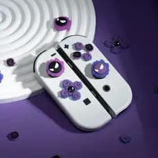 Conjunto De Almofada D Cruzado De Silicone Capa Fofa Para Joystick-Adesivo De Botões De Chave ABXY Compatível Com Ninten