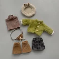Novas Roupas De Boneca De Inverno Adequadas Para 30cm BJD Fantasma Mãe Mudança Conjunto DIY Acessórios De Brinquedo-& -