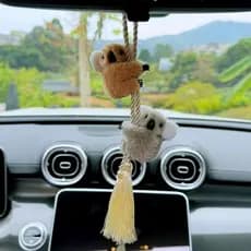 Novo estilo pingente de carro bonito coala pingente de carro Interior pingente High-End espelho retrovisor do carro jóia