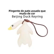 Fotocromático pato assado pingente de carro criativo espelho retrovisor pato pingente influenciador bonito decoração Int