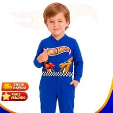 Fantasia HotWheels Carros Infantil Menino Macacão LUXO | Aniversário, Festas Brincadeiras | 2 a 8 anos | Envio Imediato