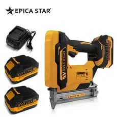 Grampeador Elétrico 26mm Brushless | 2 Baterias | Madeira/Pinadeira