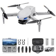 LSRC S6s Drone com GPS，Câmara de voo Wifi 4k Ultra Hd  Aventura ao ar livre,Controle de voo,Duração 25 minutos