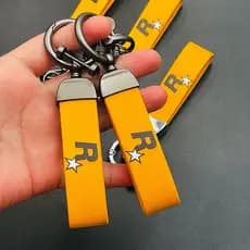 TK Chaveiro De Nylon Para Porta-Chaves Muti-Pingente Jogo Amarelo GTA Auto 5 De Ventiladores