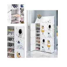 ARMARIO INFANTIL SAPATEIRA GUARDA ROUPA MODULAR 12 PORTAS