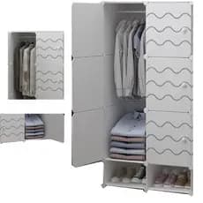 GUARDA ROUPA SAPATEIRA ORGANIZADOR CABIDEIRO COMPACTA