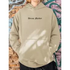Blusa Moletom Estampa oversized Dream Maker moda Hip Hop Trap Rap CANGURU 2284