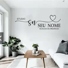 ADESIVO PERSONALIZADO SALO DE BELEZA MANICURE CONSULTORIO CILIOS SOBRANCELHAS