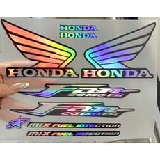kit adesivos Moto cg Fan 150 cc 2011 holografico