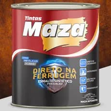 Tinta Para Portão Enferrujado Ferro Esmalte Sintético Direto na Ferrugem 900ml Maza