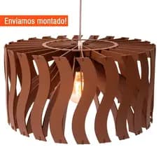 Luxuosa Luminária Pendente Lustre de Teto Rústico - Envio Rápido - Decoração Casa Sala Cozinha