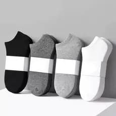 Kit até 12 Pares de Meias Soquete Unissex Cano curto