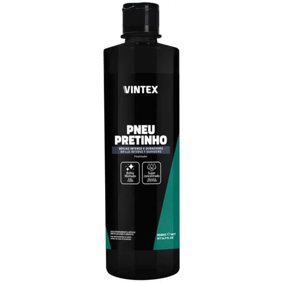 Renovador Pneu Pretinho Preteador Brilhante Vintex 500ml