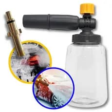 Snow Foam Manual Canhão De Espuma Alta Pulverizador 1 Litro para Lavadoras Wap Garrafa de 1 litro transparente