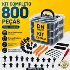 Grampo 800 Pecas Presilha Clipe Fixacao Carro Painel Rebite Presilha Universal Parachoque Paralama Rebite Plastico