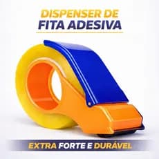 Aplicador Durex Fita Adesiva 500m Reforçado Dispenser Profissional Embalagem Caixas Rolo Suporte