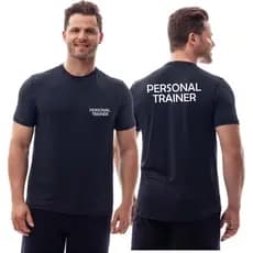 Camiseta Dry Fit 100% Poliamida Personal Trainer respirável anti-odor