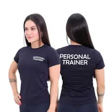 CAMISETA FEMININA PERSONAL TRAINER 100% ALGODÃO