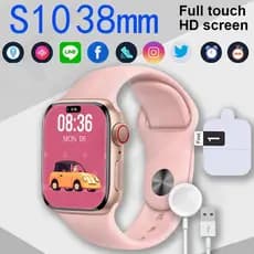 Relógio Inteligente S10 Ultra SmartWatch Série Calculadora Cardíaca Monitoramento De Freqüência Digital Para Android iOS