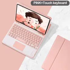 Capa protetora para tablet Samsung S7/S8/S9/S9PE/S10PE sem fio Bluetooth rosa teclado capa protetora 37/40cm teclado sem