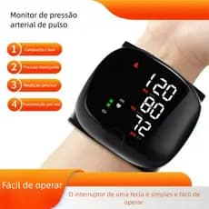 Esfigmomanômetro Alto Do BP Monitor Recarregável Da Pressão Arterial Pulso ALL RXZE