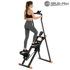 NINJA-MAX Estepper Doméstico Simulador De escada e Caminhada para casa Dobrável suportar 150KG