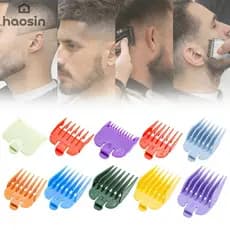 Haosin 10pçs Pente De Reposição Colorido 1.5mm a 22mm Para Cortar ara Reposição de Máquina de Cabelo