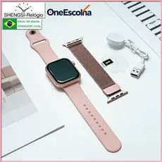 Novo Smartwatch Original S10 Mini Chamadas Bluetooth Calórias de exercício à prova d'água calculadora