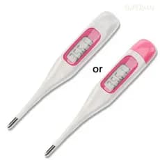 SUPJAN Termômetro Digital Feminino LCD Basal Medição Temperatura Fácil Ler