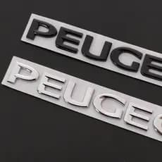 Estilo Do Carro De Metal Emblema Traseiro Da Cauda Etiqueta Para Peugeot 206 307 308 3008 207 208 407 508 2008 5008 107