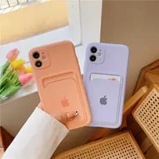 IPhone 11 12 13 pro max x xr 7 8 plus clipe de cartão minimalista