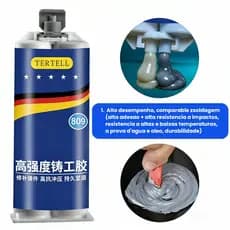 AB forte cola de reparo de metal 100g cola de fundição resistente a altas temperaturas cola de soldagem a frio cola de r