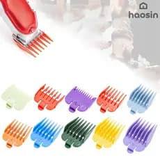 Haosin Pente De Reposição 10 Peças Universal Colorido Cortar Cabelo Máquina Disfarce Degrade Barbeiro pçs 1,5-22mm