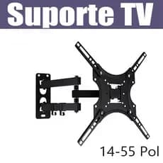 Suporte TV Para 14-55 Pol Multifuncional Para TV  LCD LED E Plasma