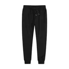Calça de moletom masculina de algodão puro lã-velo-velo-