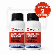 Aditivo Radiador Wurth Kit 2 Unidades Veda Vazamento Alta Eficiência