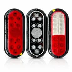 Lanterna LED Carretinha Re 12V Prova Agua Universal Caminhao Carreta Alta Brilho