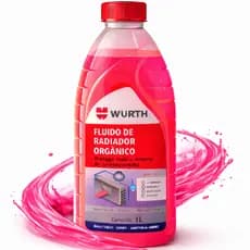 Wurth Aditivo Radiador Rosa Wurth 1 Litro Pronto Uso Fluido Arrefecimento Anticorrosivo Gasolina Alcool