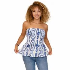Blusa Feminina Tomara Que Caia Tecido com Elástex Verão