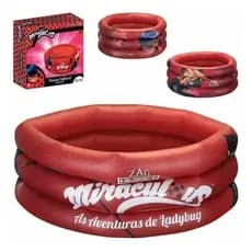 Piscina Infantil Inflável 38 Litros Miraculous - Piscina para Bebê