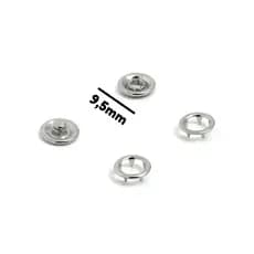 Botão De Pressão de Metal Tic Tac , N. 35  Arinho 100 Pçs Ideal Para Roupas Confecçoes