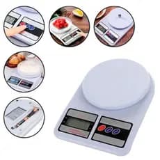 Balança Digital Para Cozinha Com Prescisão  10kg Nutrição E Dieta Capacidade Máxima 10 Kg Cor Branco