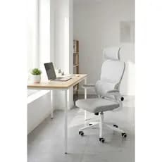 Cadeira Ergonômica Mesh Home Office - Apoio Lombar,  Cabeceira Ajustável e Base Reforçada - Suporta 120kg