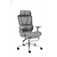 Cadeira de Escritório Ergonômica com Apoio de Cabeça, Braços Ajustáveis e Rodinhas para Home Office