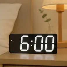 Relógio De Led Digital Mesa Despertador Alarme Temperatura
